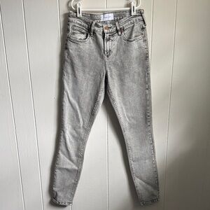 Dear John Light Gray Gisele Skinny Jeans Sz 25